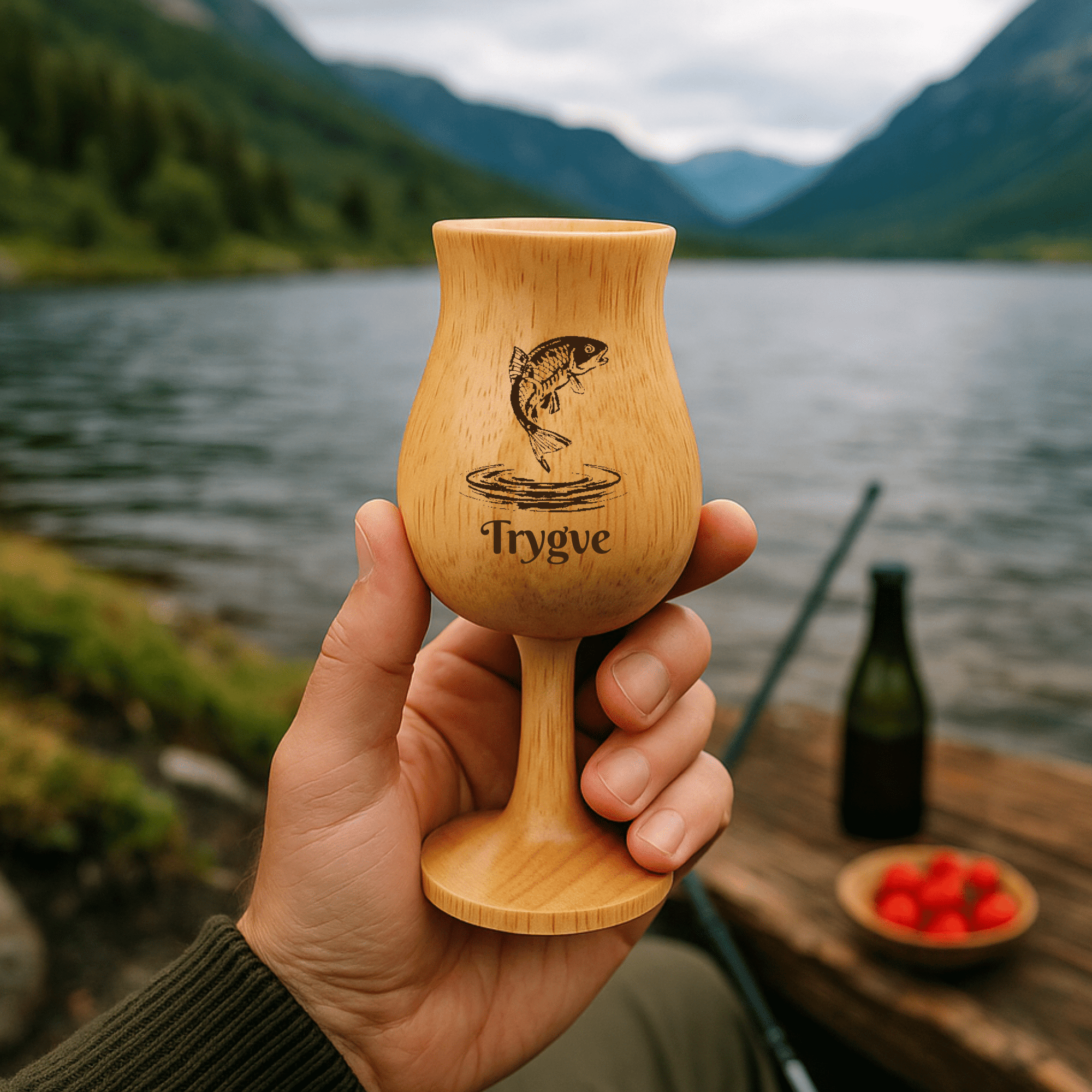Cognacglass - personlig gave fra Fjellgave