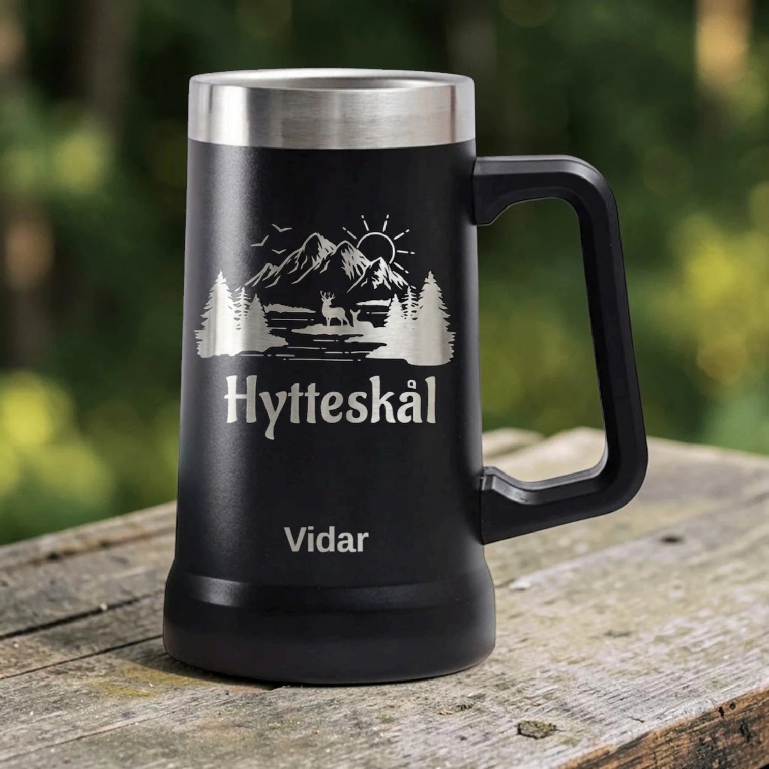 Fjellseidel – termoseidel med gravering