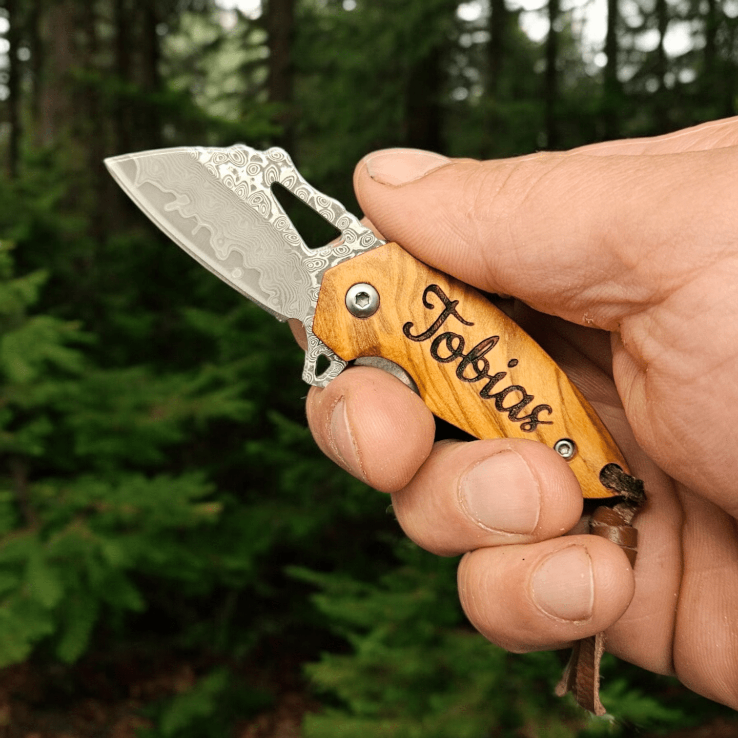 Fjellspretten foldekniv - personlig gave fra Fjellgave