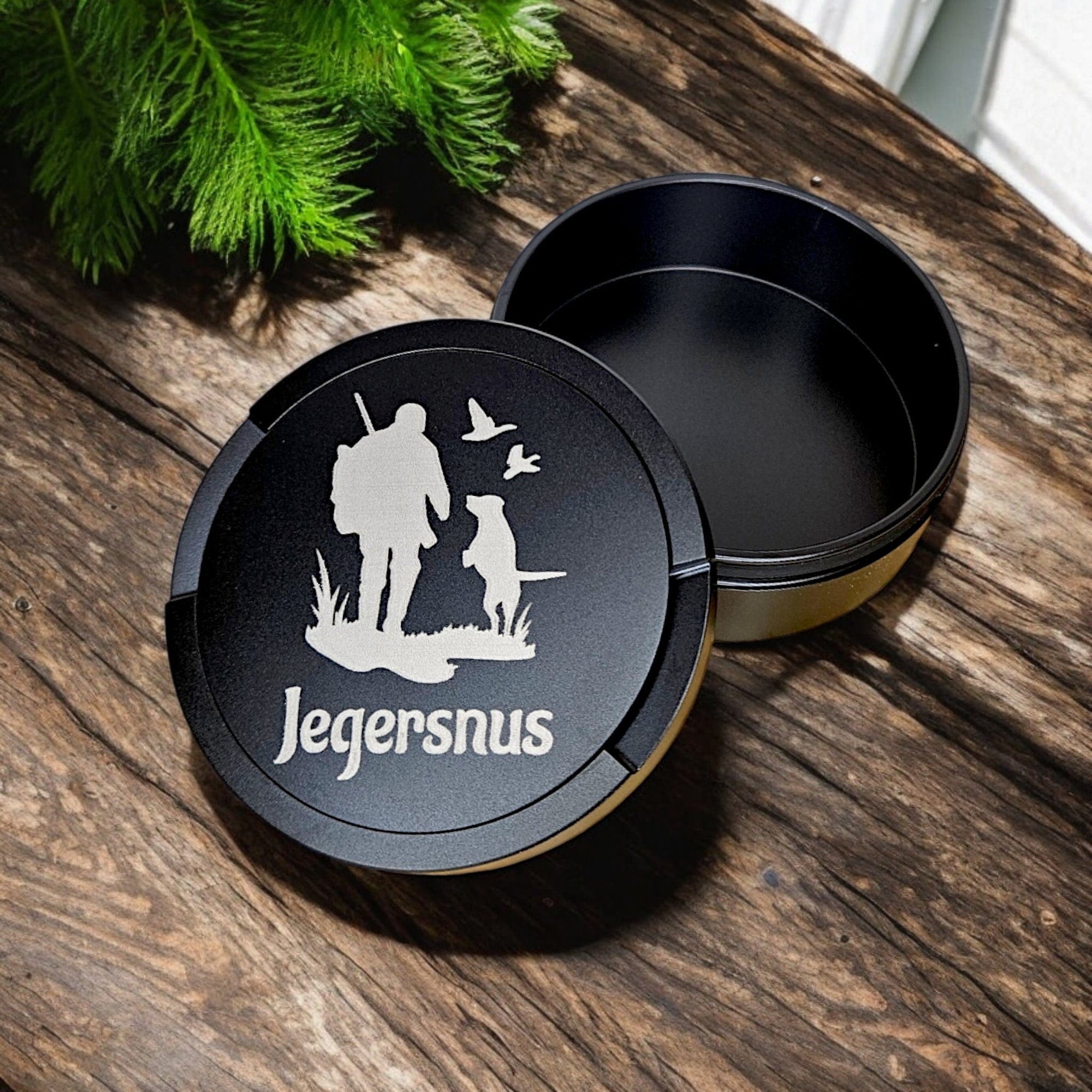 Personlig lommeboks sort - personlig gave fra Fjellgave