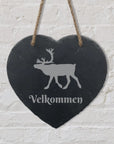 Skiferhjerte - personlig gave fra Fjellgave
