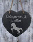 Skiferhjerte - personlig gave fra Fjellgave