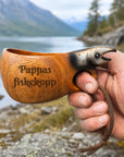 Fiskekoppen – Trekopp med Gravering